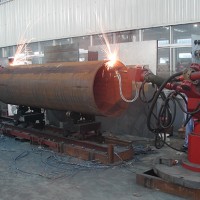 Double-Head Pipe Intersecting-Line Cutting Robot