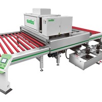 A Series High-Speed Glass Washing Machine