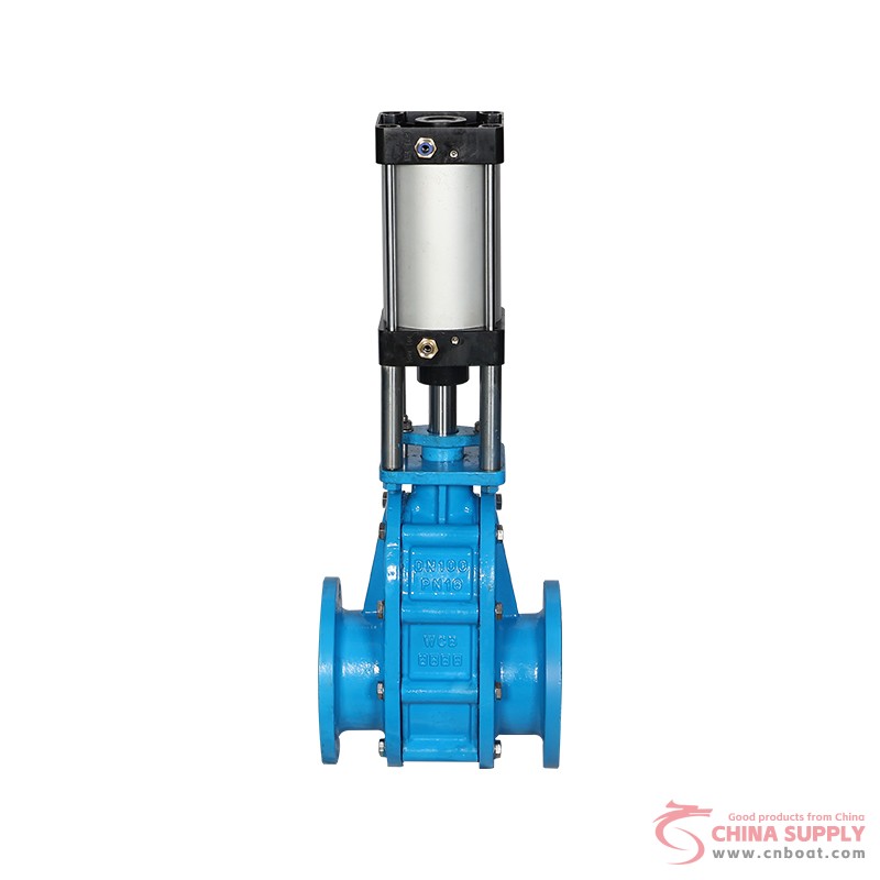 Pneumatic Ceramic Double Disc Gate Valve Z644TC-16C
