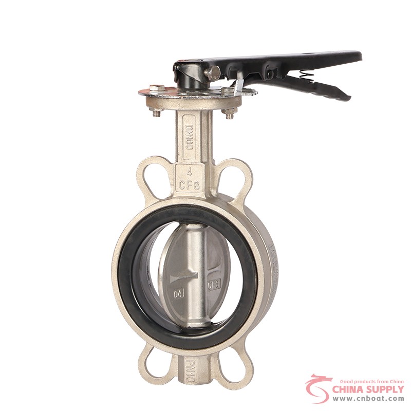 SS Handle Wafer Butterfly Valve D71X-16P