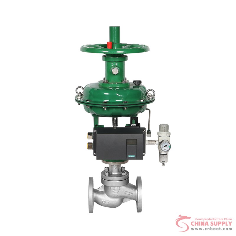 Pneumatic Control Valve with Handwheel & Smart Positioner ZJHP-16P