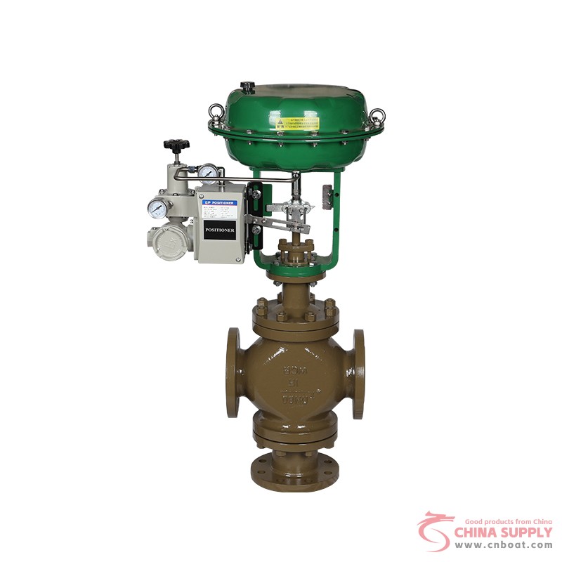 Pneumatic Three-Way Control Valve