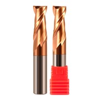 55-Degree 2-Flute Flat End Mill