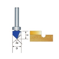 Profiled V-Groove Cutter