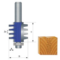 Tapered-Tooth Tenon Cutter