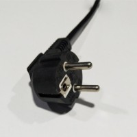 European Straight 3-Pin Plug